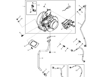 Motor en onderdelen JOHN DEERE