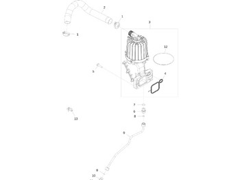 Motor en onderdelen JOHN DEERE