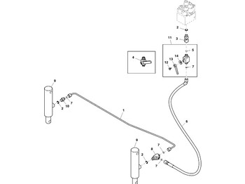 Hydraulische cilinder JOHN DEERE
