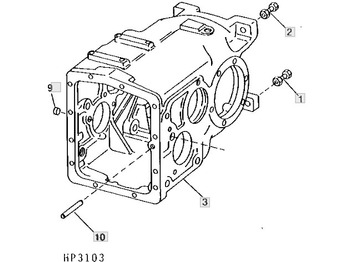Versnellingsbak JOHN DEERE