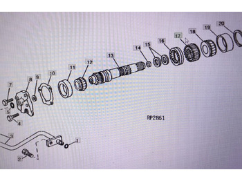 Versnellingsbak en onderdelen JOHN DEERE