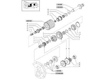 Versnellingsbak en onderdelen NEW HOLLAND