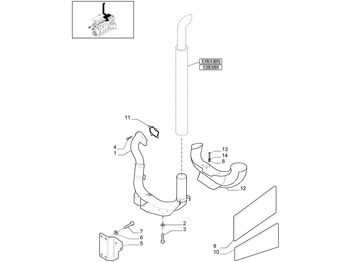 Motor en onderdelen NEW HOLLAND