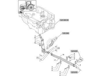 Hydraulische cilinder NEW HOLLAND