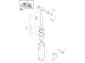 Hydraulische cilinder NEW HOLLAND