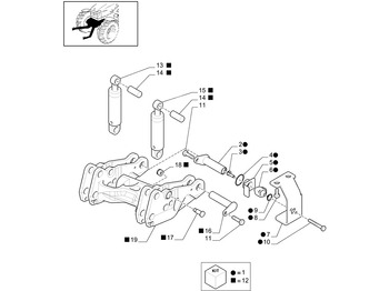 Hydraulische cilinder NEW HOLLAND