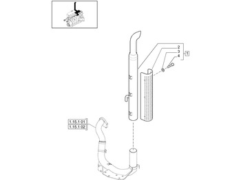 Geluiddemper NEW HOLLAND
