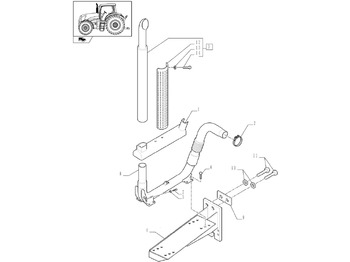 Geluiddemper NEW HOLLAND