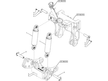 Hydraulische cilinder NEW HOLLAND