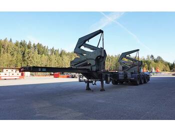 Containertransporter/ Wissellaadbak oplegger voor het vervoer van containers Hammar 195 S, Sideloader, 33 tonnes SWL (20'-40'): afbeelding 3 Containertransporter/ Wissellaadbak oplegger voor het vervoer van containers Hammar 195 S, Sideloader, 33 tonnes SWL (20'-40'): afbeelding 3