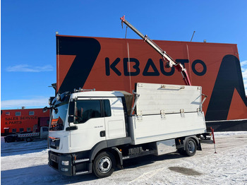 Vrachtwagen met open laadbak MAN TGL 8.220