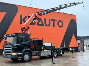 Vrachtwagen met open laadbak SCANIA P 380