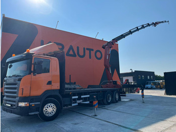 Vrachtwagen met open laadbak SCANIA R 340