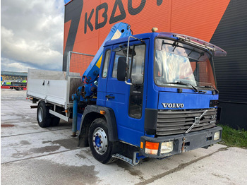 Vrachtwagen met open laadbak, Kraanwagen Volvo FL 608 4x2 PK 8200 / BOX L=4249 mm: afbeelding 4