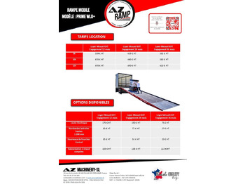 Nieuw Laadbrug **RENTAL 12-24-36 Month** AZ RAMP-PRIME PRIME WLO + 8 .  Industrial Mobil Loading Ramp: afbeelding 2