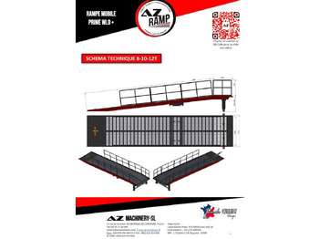 Nieuw Laadbrug **RENTAL 12-24-36 Month** AZ RAMP-PRIME PRIME WLO + 8 .  Industrial Mobil Loading Ramp: afbeelding 5