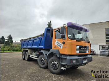 Kipper vrachtwagen MAN