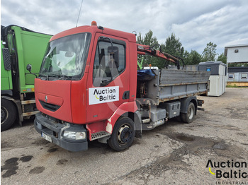 Kipper vrachtwagen RENAULT Midlum