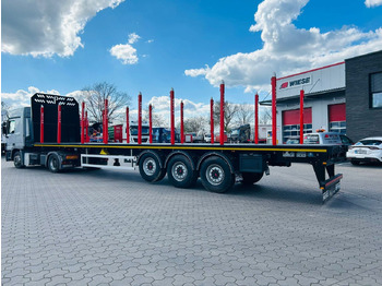 Houtoplegger PAVIC 3-Achs Plattform-Auflieger/Leergew. ca. 7,1t: afbeelding 3