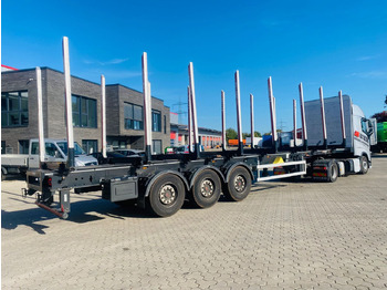 Houtoplegger PAVIC Holzauflieger mit Schemel und Rungen: afbeelding 5
