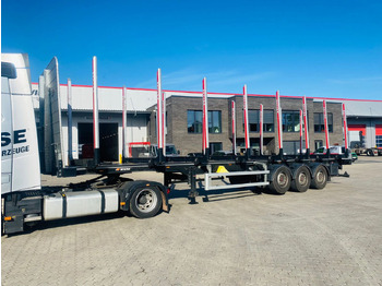 Houtoplegger PAVIC Holzauflieger mit Schemel und Rungen: afbeelding 2