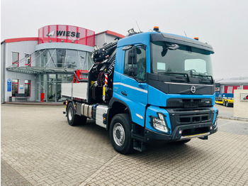 Vrachtwagen met open laadbak, Kraanwagen Volvo FMX 500 inkl. F345RB.2.24 & L324 +V20 & Korb: afbeelding 4
