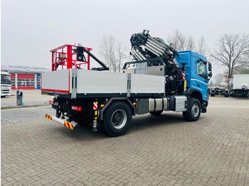 Vrachtwagen met open laadbak, Kraanwagen Volvo FMX 500 inkl. F345RB.2.24 & L324 +V20 & Korb: afbeelding 3