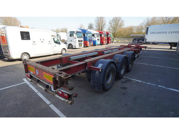 Containertransporter/ Wissellaadbak oplegger Renders 3 AXLE EXTENDABLE CONTAINER TRANSPORT TRAILER: afbeelding 5