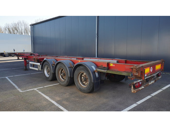 Containertransporter/ Wissellaadbak oplegger Renders 3 AXLE EXTENDABLE CONTAINER TRANSPORT TRAILER: afbeelding 4
