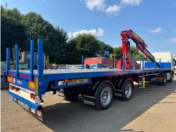 Open bak met boorden oplegger RENDERS