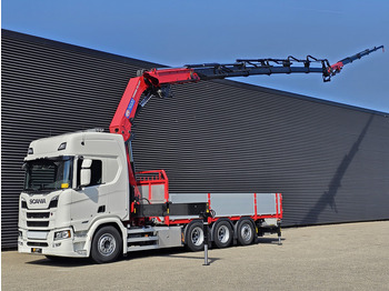 Vrachtwagen met open laadbak SCANIA T