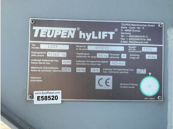 Knikarmhoogwerker Teupen LB07: afbeelding 5
