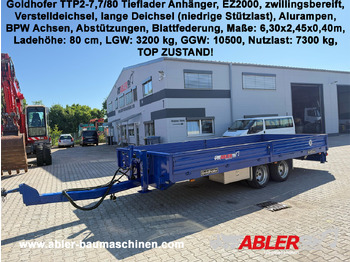 Open/ Plateau aanhangwagen GOLDHOFER