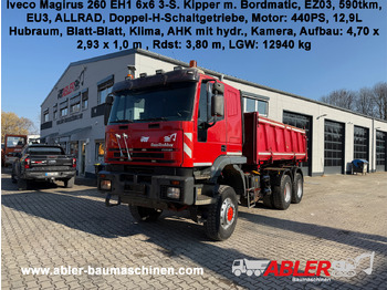 Kipper vrachtwagen IVECO Magirus