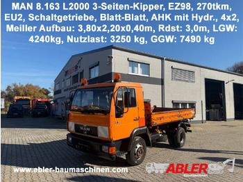 Kipper vrachtwagen MAN 8.163