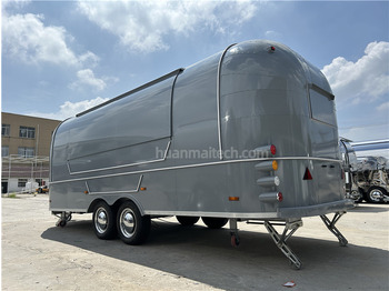 Nieuw Verkoopwagen Burger Food Truck Grey Airstream Food Trailer=,Coffee Trailer: afbeelding 2