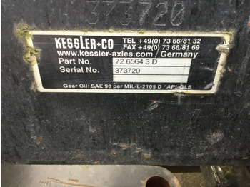 As en onderdelen voor Mobiele kraan Spierings City Boy axle 1 proto type: afbeelding 5