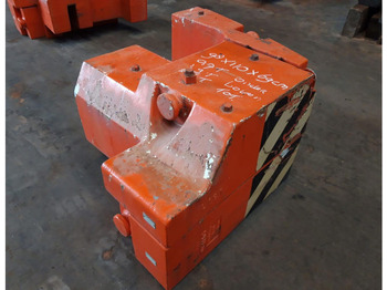 Tegenwicht voor Bouwmachine Terex AC 205 counterweight 2.6 ton (0.7/1.9t): afbeelding 2
