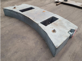 Tegenwicht voor Bouwmachine Terex Terex Demag Challenger 4200 counterweight 3.2 Ton: afbeelding 2
