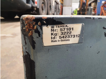 Tegenwicht voor Mobiele kraan Terex Terex Demag Challenger 4200 counterweight 3.2 Ton: afbeelding 5 Tegenwicht voor Mobiele kraan Terex Terex Demag Challenger 4200 counterweight 3.2 Ton: afbeelding 5