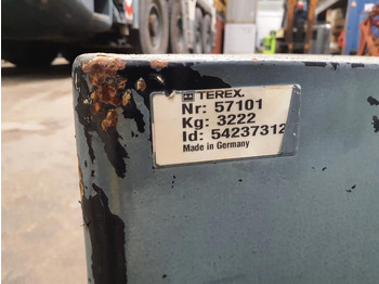 Tegenwicht voor Bouwmachine Terex Terex Demag Challenger 4200 counterweight 3.2 Ton: afbeelding 5