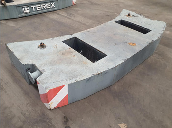 Tegenwicht voor Bouwmachine Terex Terex Demag Challenger 4200 counterweight 3.2 Ton: afbeelding 3