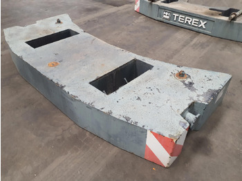 Tegenwicht voor Mobiele kraan Terex Terex Demag Challenger 4200 counterweight 3.2 Ton: afbeelding 4 Tegenwicht voor Mobiele kraan Terex Terex Demag Challenger 4200 counterweight 3.2 Ton: afbeelding 4