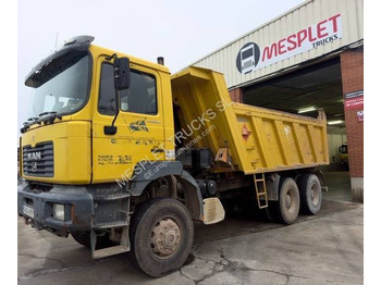 Kipper vrachtwagen MAN