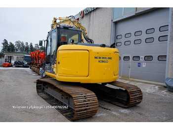 Rupsgraafmachine New Holland E140CSR PYÖRITTÄJÄLLÄ: afbeelding 3