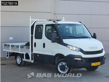 Bestelwagen open laadbak Iveco Daily 50C17 3.0L Automaat DC Open laadbak Kraan Hiab 017T-2 Airco APK 10-2025 Pickup Crane Kraanwagen Pritsche Airco Dubbel cabine: afbeelding 3