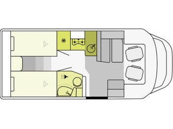 Half integraal camper ETRUSCO