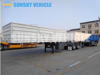 Open bak met boorden oplegger SUNSKY