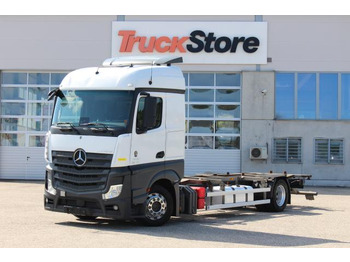 Containertransporter/ Wissellaadbak vrachtwagen MERCEDES-BENZ Actros 1845