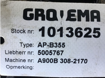 As en onderdelen LIEBHERR